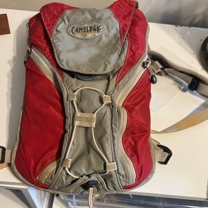 CamelBak Red and Gray Backpack